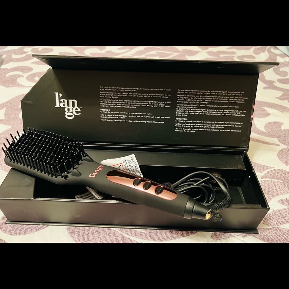 L’ange LE VITE Hairbrush Straightener